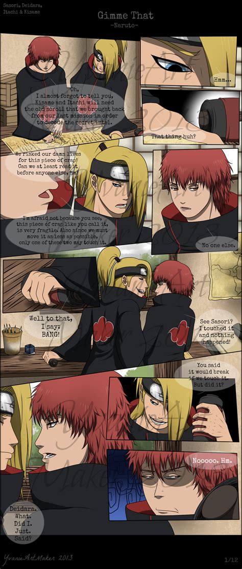Gimme That 1 12 By YvanieArtMaker On DeviantART Naruto Comic Anime
