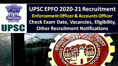 Upsc Epfo Admit Card Exam Date Released Upsc Gov In Check Vacancies Syllabus