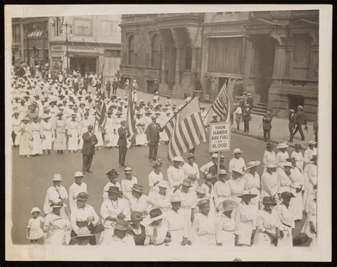 1917 Naacp Silent Protest Parade Fifth Avenue New York City Beinecke Rare Book And Manuscript