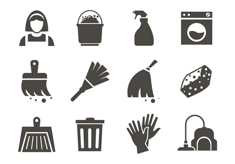Cleaning Vector Icons Virtinsta