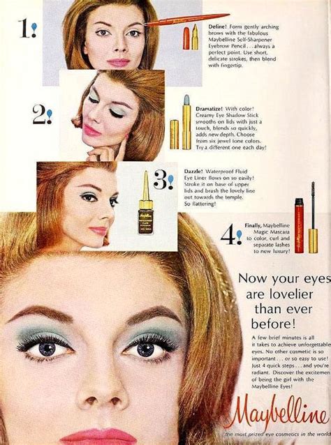 Pin By Phyllis Caldwell On Mid Century Beauty Eye Makeup Vintage