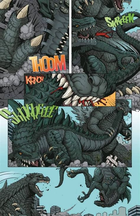 Godzilla Rulers Of Earth Comic Preview Godzilla 2014 Gallery