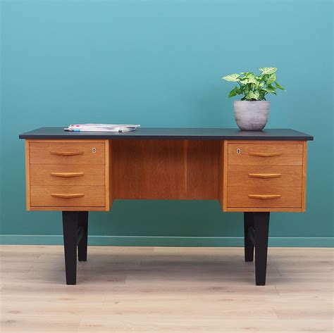 Oak Desk Denmark 70s 165058