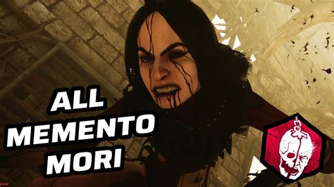 Dead By Daylight All Memento Mori New Version On Description Youtube