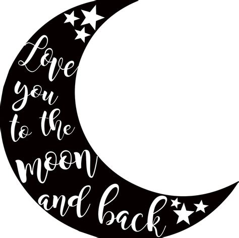 Love You To The Moon And Back Svg Digital Download Stars Etsy In 2021
