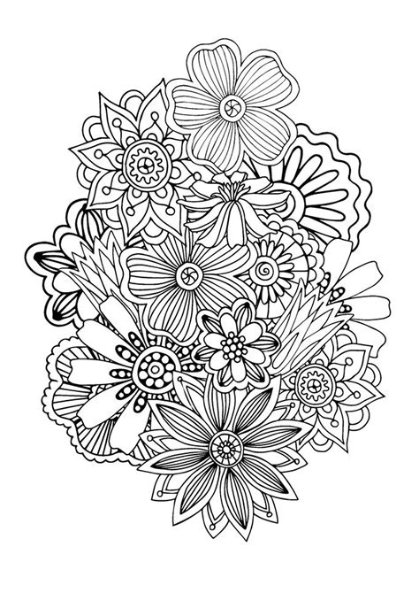 Zen Antistress Abstract Pattern Inspired By Flowers 1 By Juliasnegireva