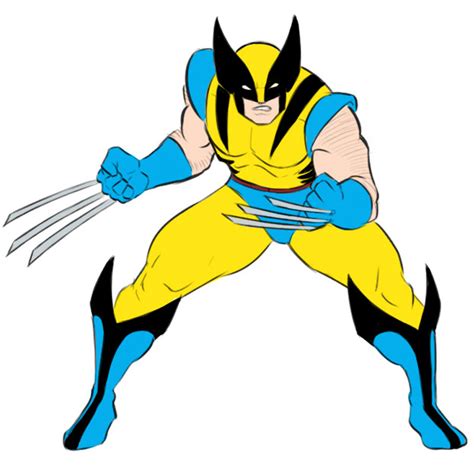 How To Draw Wolverine Easy Drawing Art