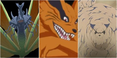 Naruto The 9 Tailed Beasts Ranked From Weakest To Strongest Nông