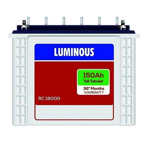 Luminous 150ah Tall Tubular Battery At Rs 12400 Power Batteries In