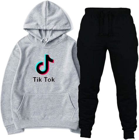 Tik Tok New Casual Sweater Suit European And American Trend
