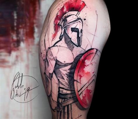 Spartan Warrior Tattoo By Pablo Ortiz Post 29075