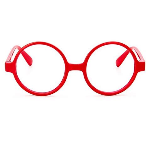 personality unisex plastic vintage round reading glasses frame retro style eyeglass clear lens