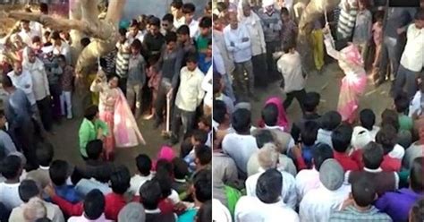 A Woman Was Publicly Flogged By Her Husband And Assaulted By The Crowd