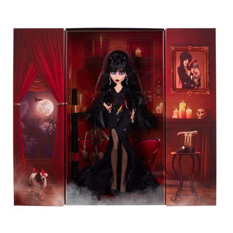Mattel Debuts Monster High Skullector Elvira Mistress Of The Dark Doll