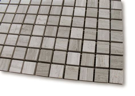 Driftwood Marble 1x1 Square Mosaic Tiles Rocky Point Tile Online