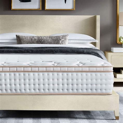 bedstory 12 inch queen size mattress luxury hybrid mattresses medium firm support