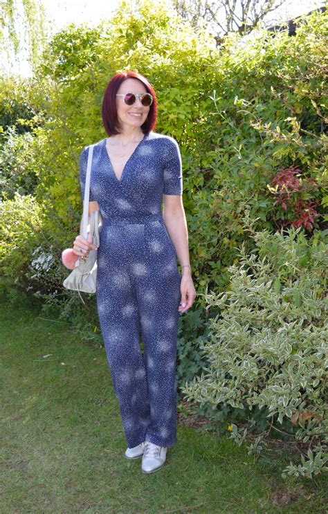 Dressing Up In Comfort Stretch Jersey Jumpsuit And Trainers Style