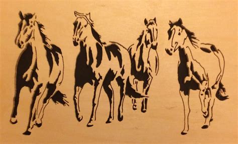 Reproduced From A Charles Dearing Pattern Horse Drawings Scroll Saw