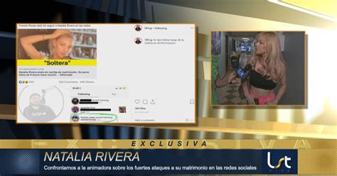 Natalia Rivera habla sobre los rumores de supuesta separación WAPA tv