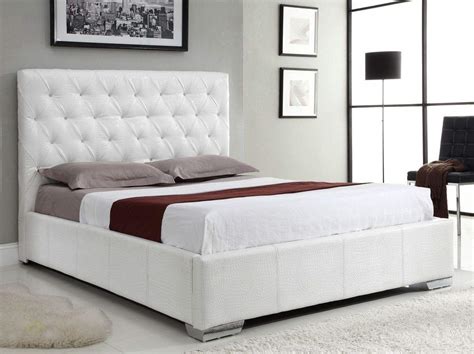 Exclusive Leather High End Platform Bed With Extra Storage Newark New