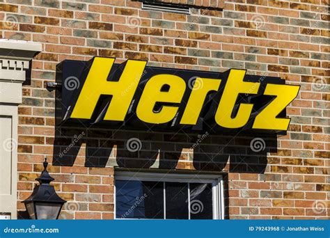 Indianapolis Circa October 2016 Local Hertz Car Rental Location