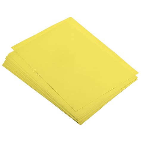 Uxcell Colored Copy Paper 85x11 Inch Printer Paper 22lb80gsm Lemon