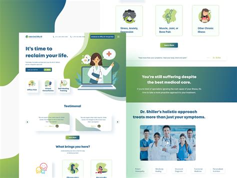 Doctor Landing Page By Kawsar Ahmed On Dribbble