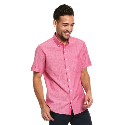 Camisa Rosa Manga Corta Camisas Rosadas Camisas Manga