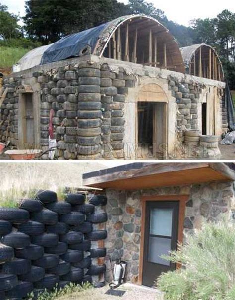 House Build With Tires Fun