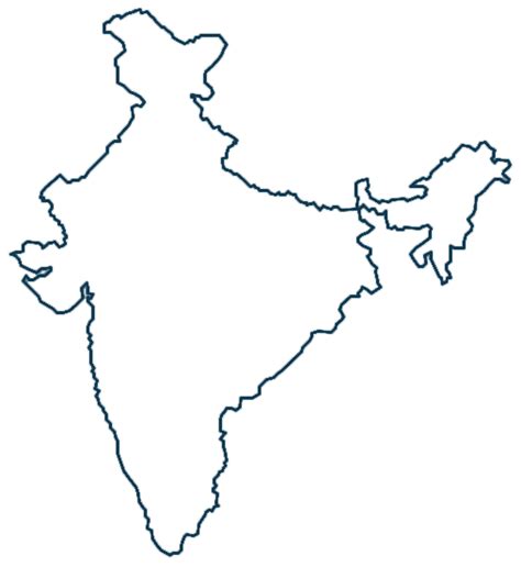 India Political Map Outline Free Transparent Png Download Pngkey Vrogue