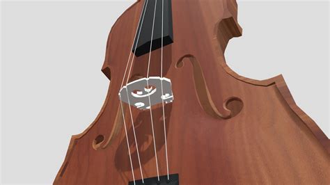 violin 3d model by pooya1 [908123a] sketchfab