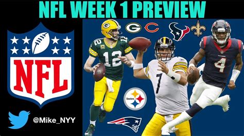 Nfl Week 1 Preview And Predictions For Every Game Youtube