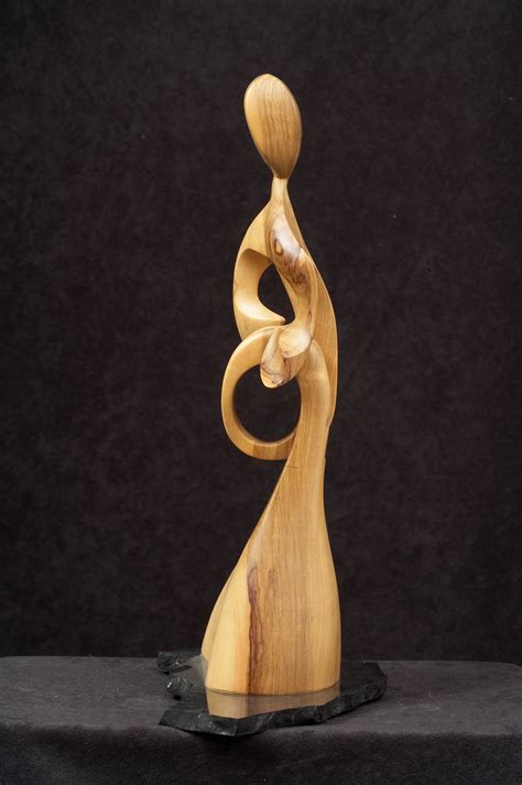 Wood Sculptures Desire To Express In Art The Experience Of Touch