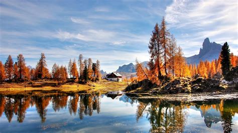 Autumn Dolomites Italy Wallpapers Wallpaper Cave