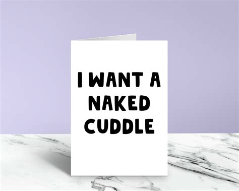 Naked Cuddle Card Cheeky Naked Card Naked Greeting Card Etsy Nederland