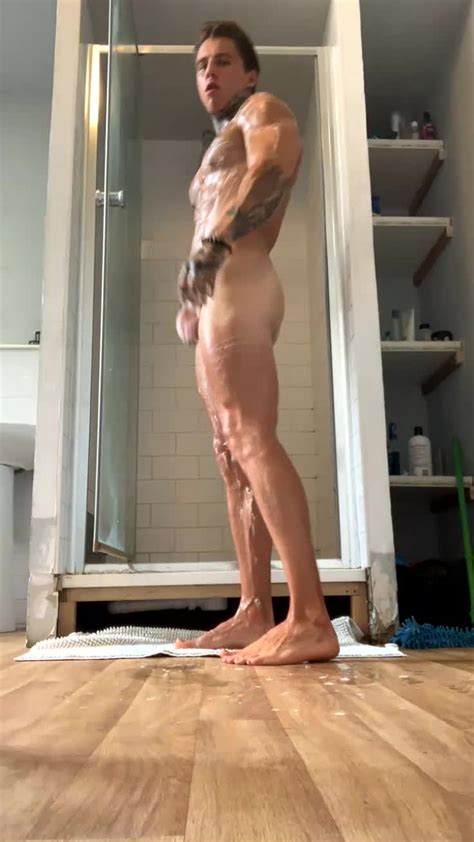Tattoo Hunk Shower