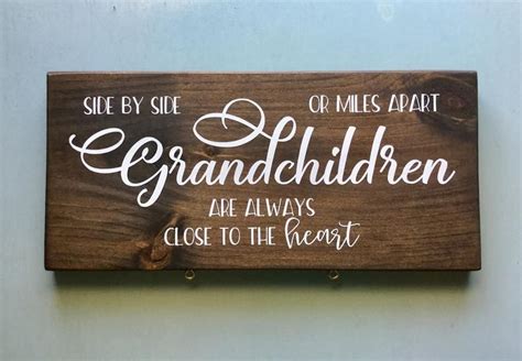 Painted Grandchildren Name Sign With Grandchildrens Names And Etsy