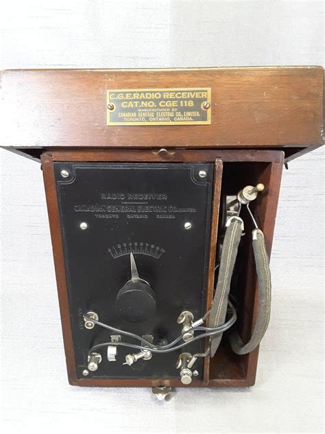 Crystal Radio Receiver By Cge Co Ltd Circa 1929 1935 At 1stdibs