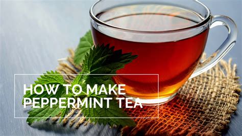 How To Make Mint Tea With Fresh Mint Youtube