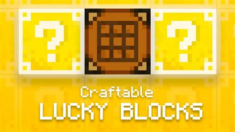 Craftable Lucky Blocks Minecraft Marketplace Official Trailer Youtube