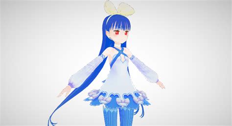 「ニコニ立体ちゃん改変”ミクスド・アジュール”mmdモデル」 時の番人 さんの作品 ニコニ立体