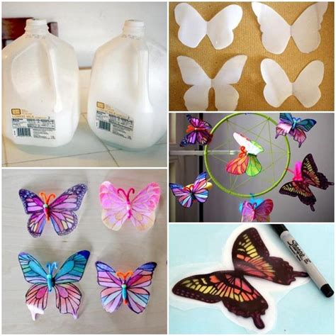 Mariposas Con Botellas De Plástico Buenas Ideas Pinterest Plastic