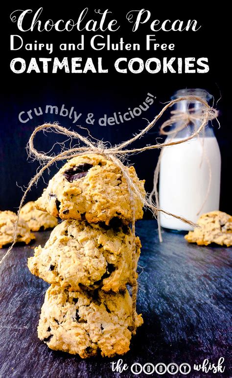 These oatmeal cookies are the best. Chocolate Pecan Dairy and Gluten Free Oatmeal Cookies ...
