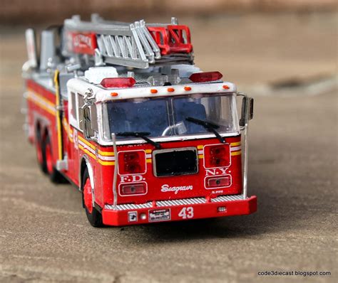 Siller and 342 other firefighters died that day. My Code 3 Diecast Fire Truck Collection: Seagrave Rear Mount Ladder FDNY #43