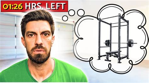 24 Hours To Build A 1k Home Gym Or Lose It All Risky Challenge Youtube