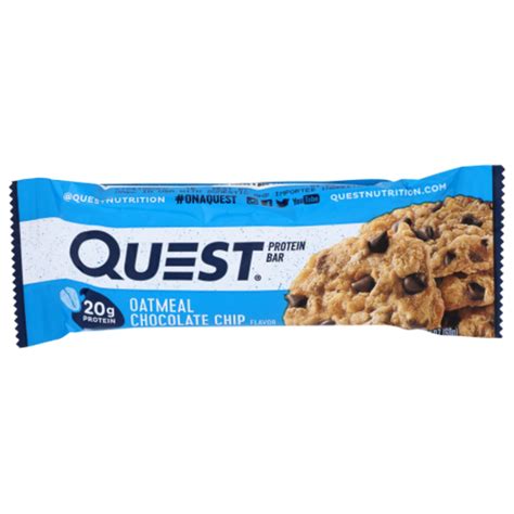 Quest Oatmeal Chocolate Chip Protein Bar 212 Oz Instacart