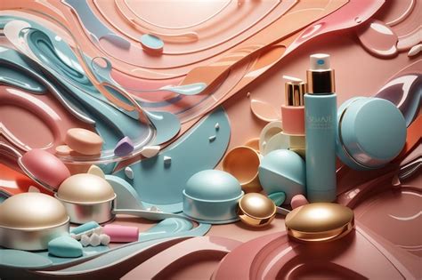Premium Ai Image Abstract Background For Cosmetics Product