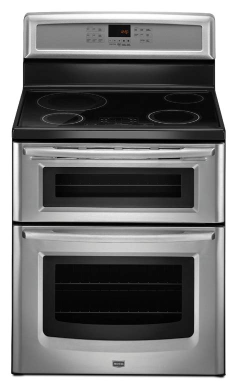 Maytag Mit8795bs 67 Cu Ft Gemini Induction Range W Double Oven