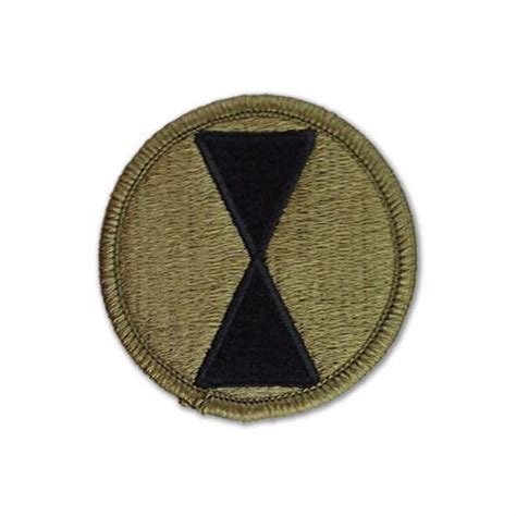 Discount Shop Army 7th Infantry Division Od Green Subdued Shoulder