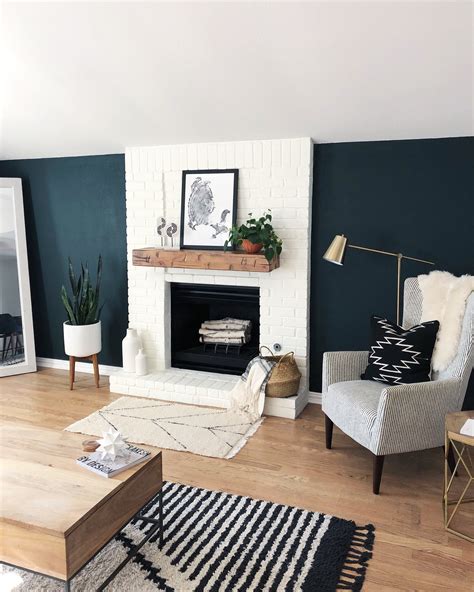 Living room Accent Wall | Accent walls in living room, Living room accents, Blue living room